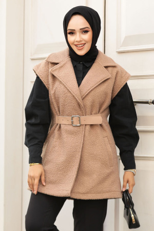Modest Mink Vest 61371V - 2