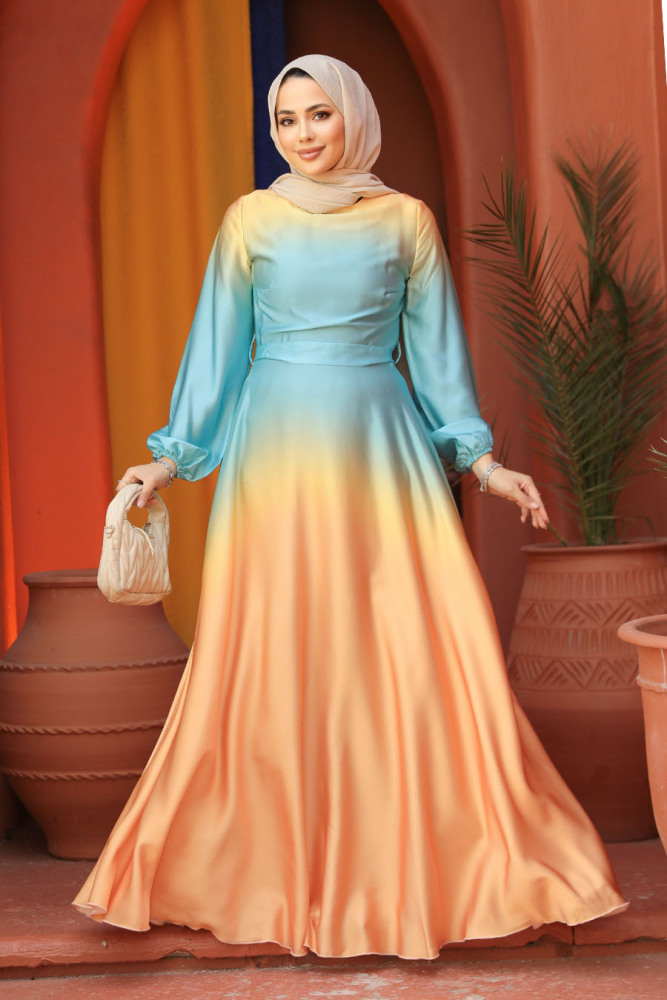 Modest Mint Bridesmaid Dress 42001MINT - 3