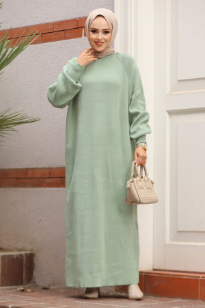 Modest Mint Knitwear Dress 30141MINT - 2
