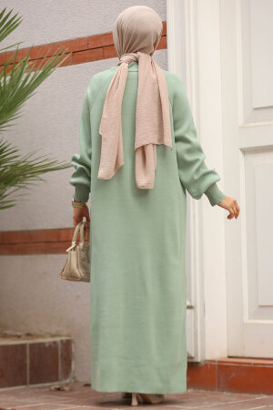 Modest Mint Knitwear Dress 30141MINT - 3