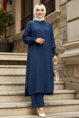 Modest Navy Blue Dual Suit 12591L 
