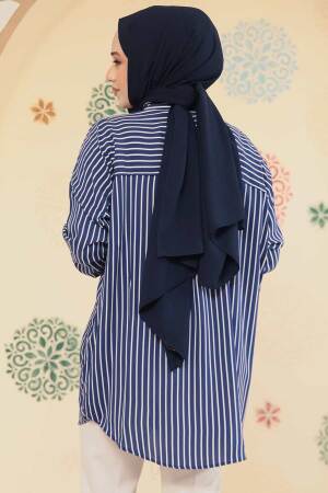 Modest Navy Blue Tunic 20417L - 3