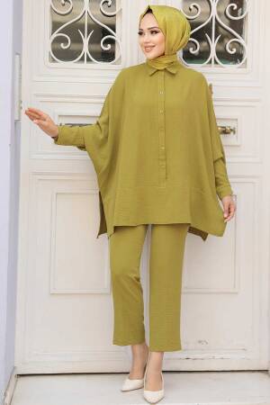 Modest Oil Green Dual Suit 67751YY - 1