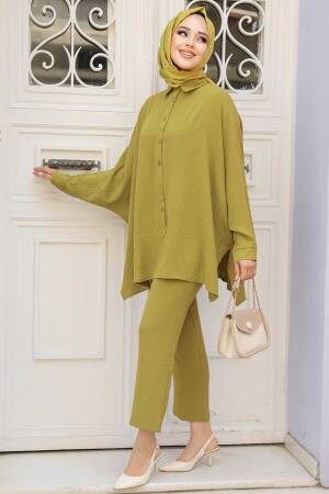 Modest Oil Green Dual Suit 67751YY - 2