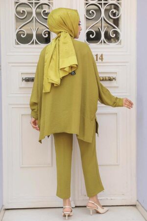 Modest Oil Green Dual Suit 67751YY - 5
