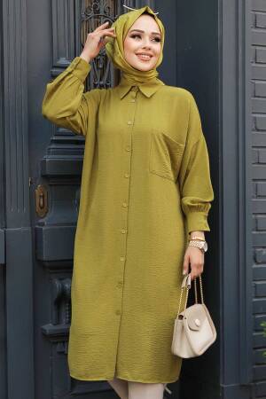 Modest Oil Green Tunic 6773YY - 3