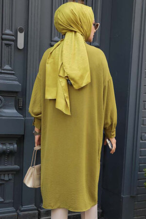 Modest Oil Green Tunic 6773YY - 5