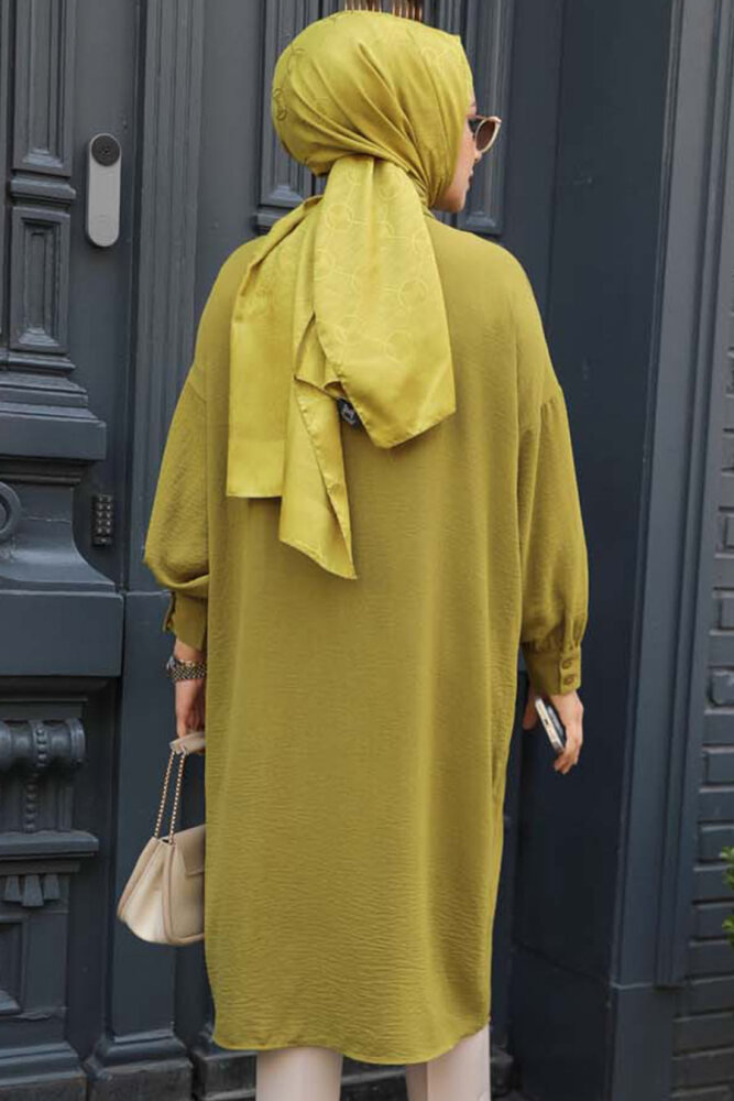 Modest Oil Green Tunic 6773YY - 5