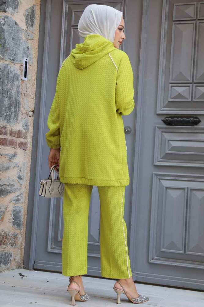 Modest Pistachio Green Dual Suit 9273FY - 4