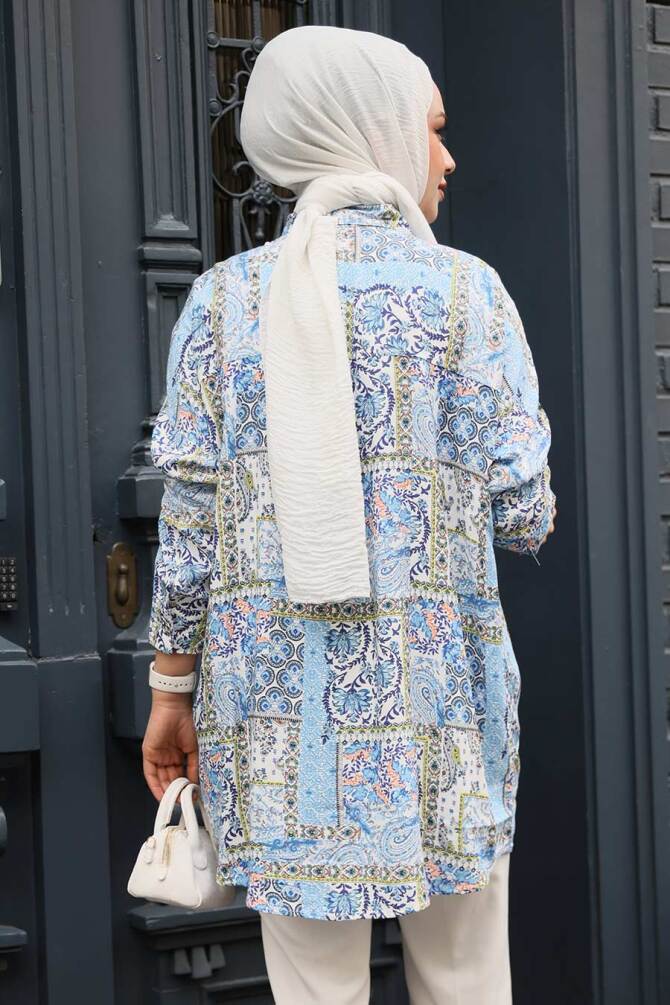 Modest Sax Blue Tunic 20410SX - 3
