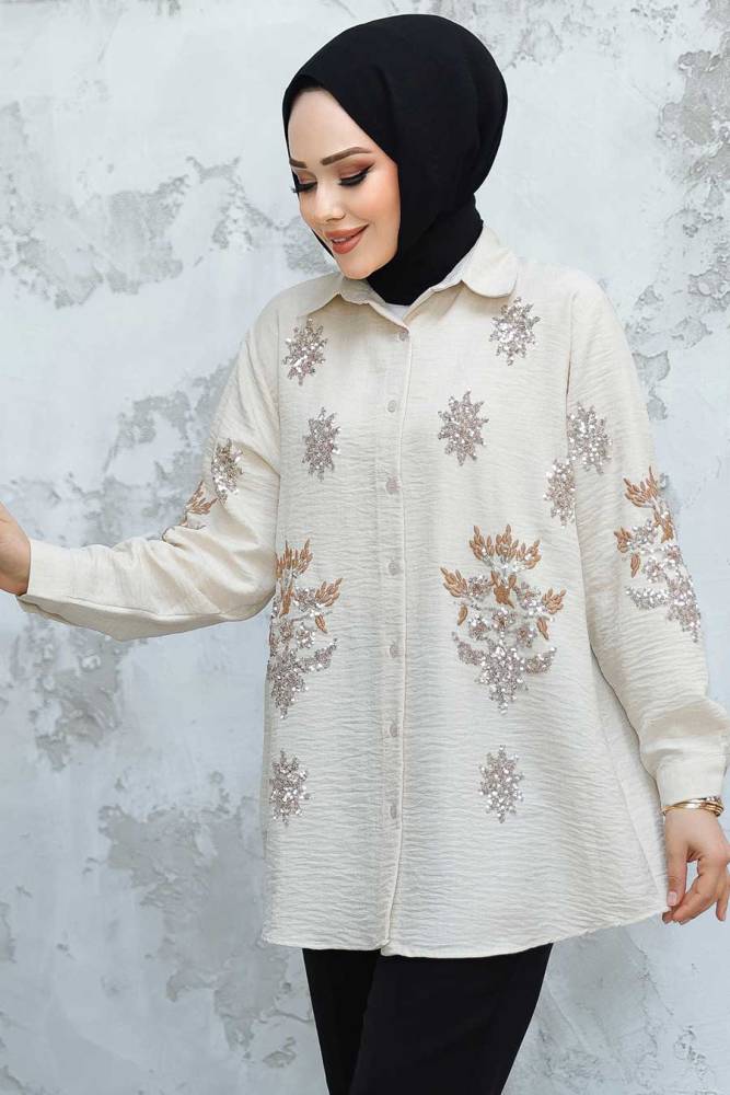 Modest Stone Shirt Tunic 45270TAS - 2