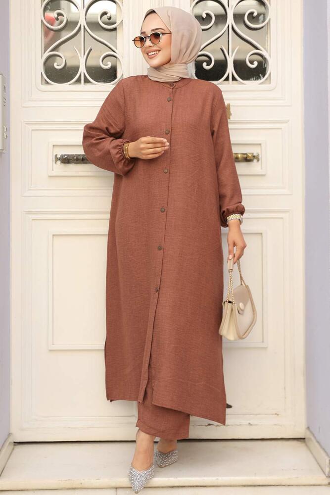 Modest Sunuff Colored Dual Suit 19017TB - 1