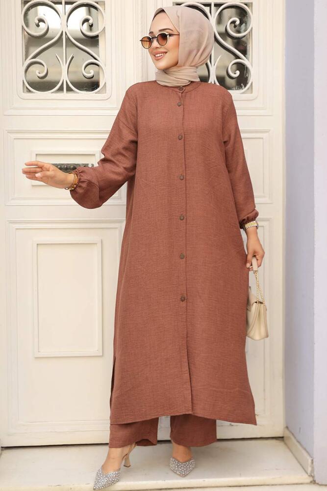 Modest Sunuff Colored Dual Suit 19017TB - 2