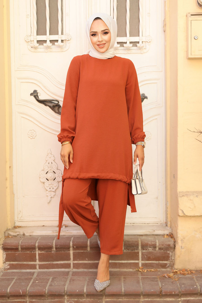 Modest Terra Cotta Dual Suit 65876KRMT - 1