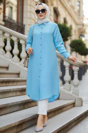 Modest Turquoise Top 10784TR - 1