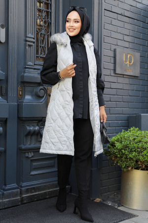 Modest White İnflatable Vest 80151B - 3