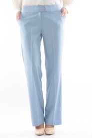 Modesty - Buz Mavi Tesettür Pantolon 1006BM - Thumbnail