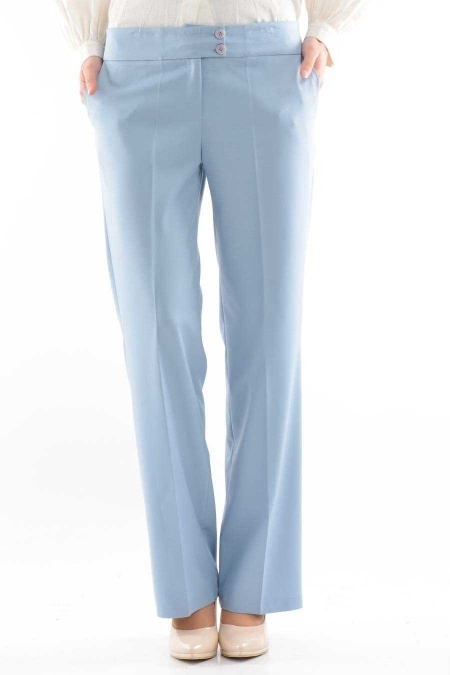 Modesty - Buz Mavi Tesettür Pantolon 1006BM