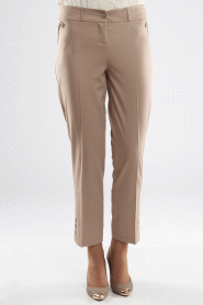 Modesty - Mink Color Trousers 1029V - Thumbnail