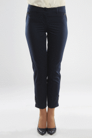 Modesty - Navy Blue Trousers 1029L - Thumbnail