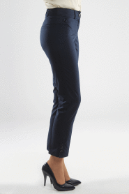 Modesty - Navy Blue Trousers 1029L - Thumbnail