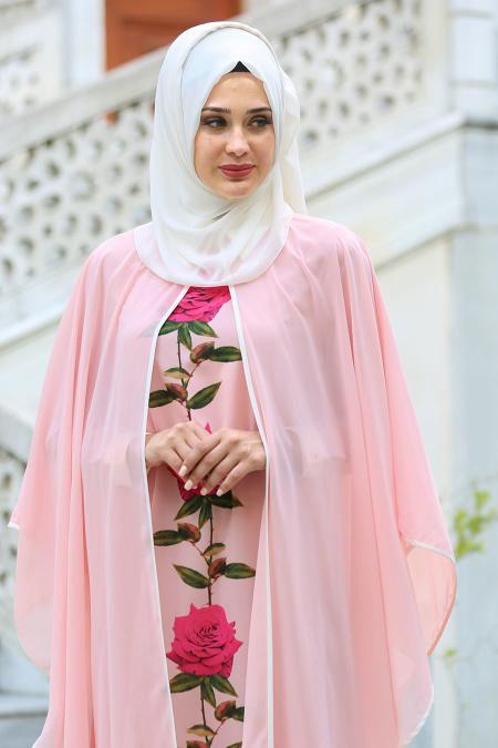 Modesty - Pudra Tesettür Tunik 5208PD - 2