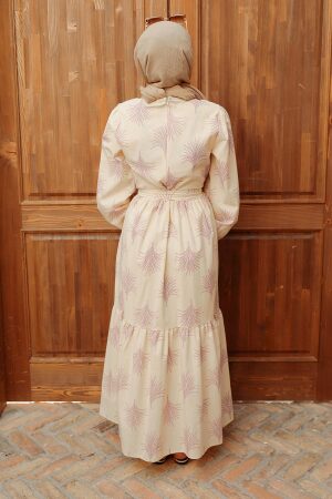 Lila Hijab Dress 22141LILA - 2