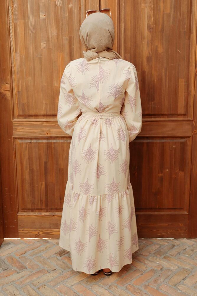 Lila Hijab Dress 22141LILA - 2