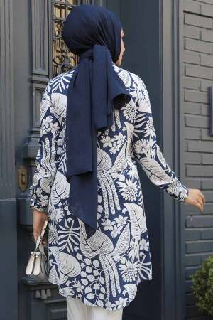 Navy Blue Modest Tunic 11700L - 3