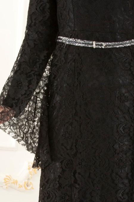Nayla Collection -Black Evening Dresses 100406S - 2