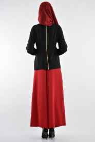 Nayla Collection - Black Hijab Blouse 1035S - Thumbnail