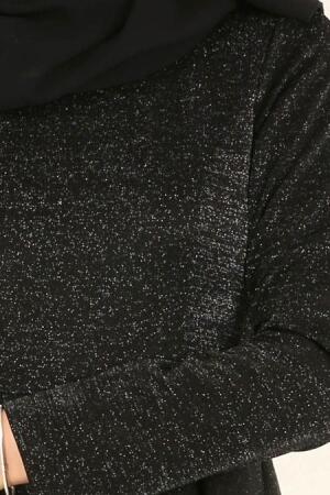 Nayla Collection - Black Hijab Evening Dress 4156S - 3