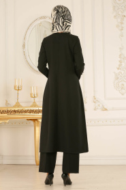 Nayla Collection - Black Hijab Suit 6002S - Thumbnail