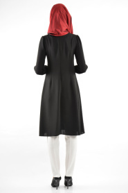 Nayla Collection - Black Hijab Tunic 5203S - Thumbnail