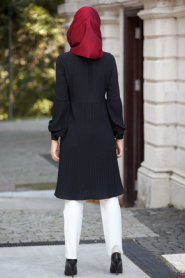 Nayla Collection - Black Hijab Tunic 829S - Thumbnail