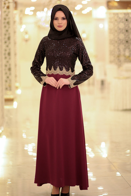 Nayla Collection - Cherry Hijab Dress 5269VSN
