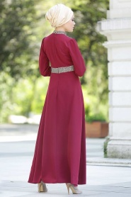 Nayla Collection - Cherry Hijab Dress 5286VSN - Thumbnail