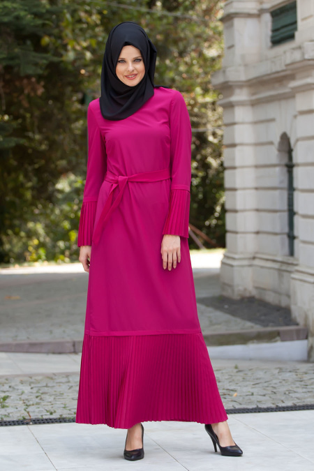 Nayla Collection - Cherry Hijab Dress 7076VSN