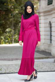 Nayla Collection - Cherry Hijab Dress 7076VSN - Thumbnail