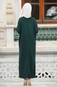Nayla Collection - Green Hijab Dress 73120Y - Thumbnail