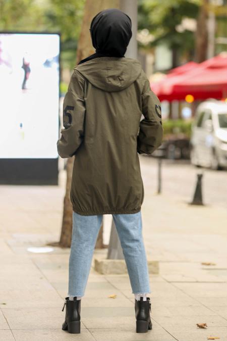 Nayla Collection - Kaki Manteau 5670HK - 3