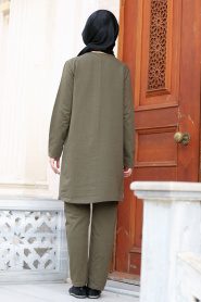 Nayla Collection - Khaki Hijab Sport Suit 76740HK - Thumbnail
