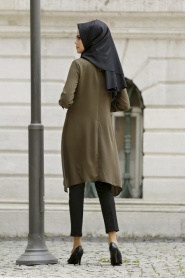 Nayla Collection - Khaki Hijab Tunic 1040HK - Thumbnail