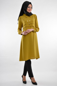 Nayla Collection - Mustard Hijab Tunic 5203HR - Thumbnail