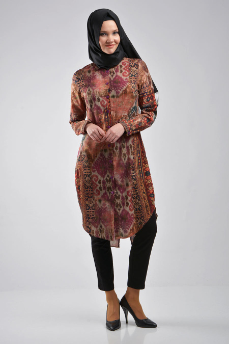 Nayla Collection - Pattern Hijab Tunic 526-01DSN