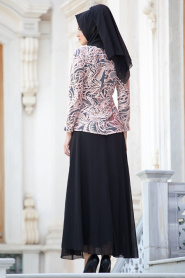 Nayla Collection - Pink Hijab Dress 4047P - Thumbnail