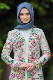 Nayla Collection - Powder Pink Hijab Cardigan 500PD - Thumbnail