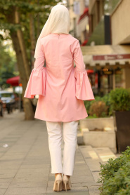 Nayla Collection - Powder Pink Hijab Tunic 2391PD - Thumbnail