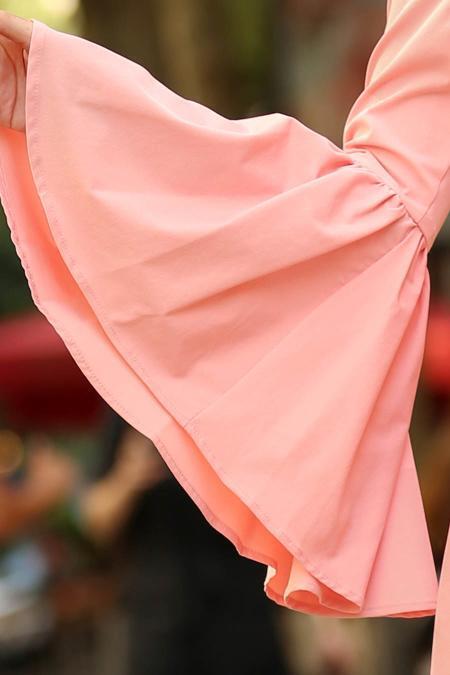 Nayla Collection - Powder Pink Hijab Tunic 2391PD - 3