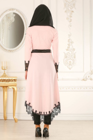 Nayla Collection - Powder Pink Hijab Tunic 40490PD - Thumbnail